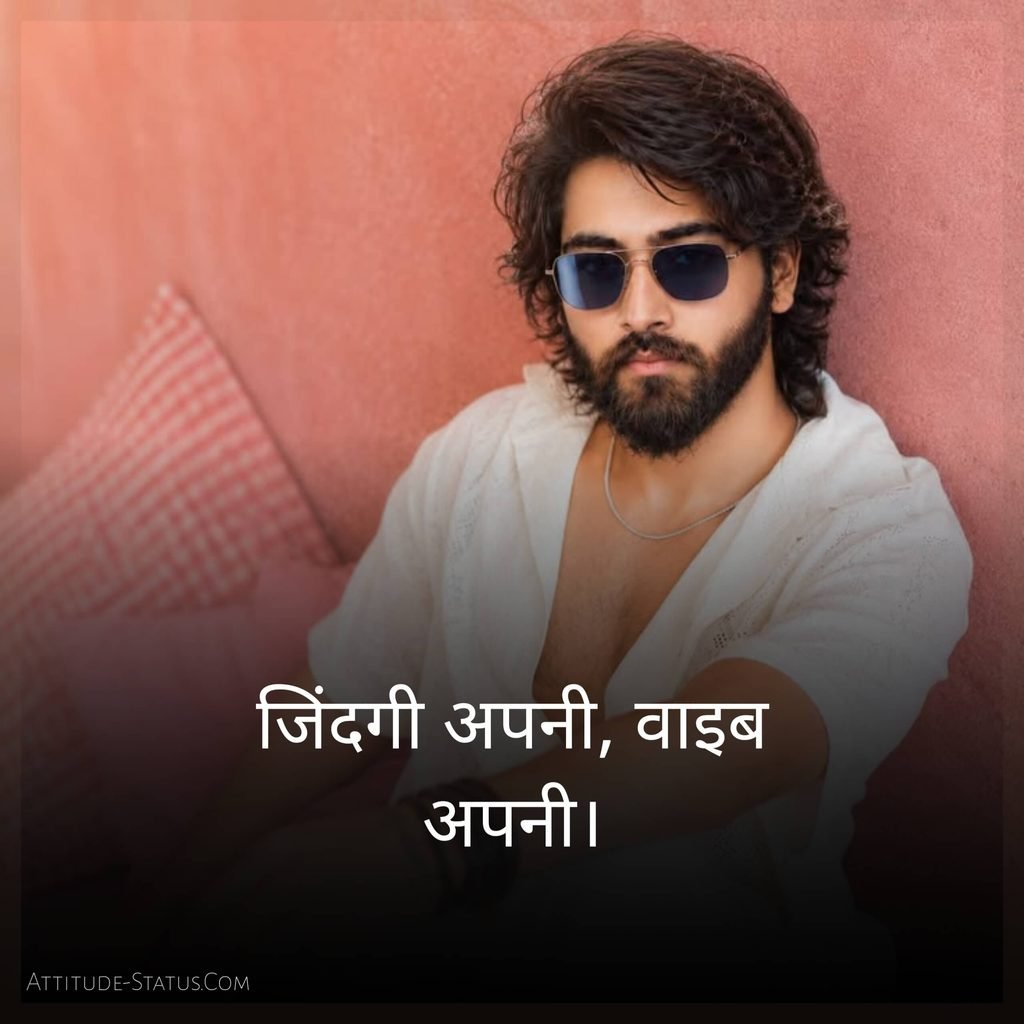 Bhai attitude shayari 2 line in hindi
